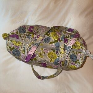 Vera Bradley Floral Travel Bag - Purple, Green, Blue